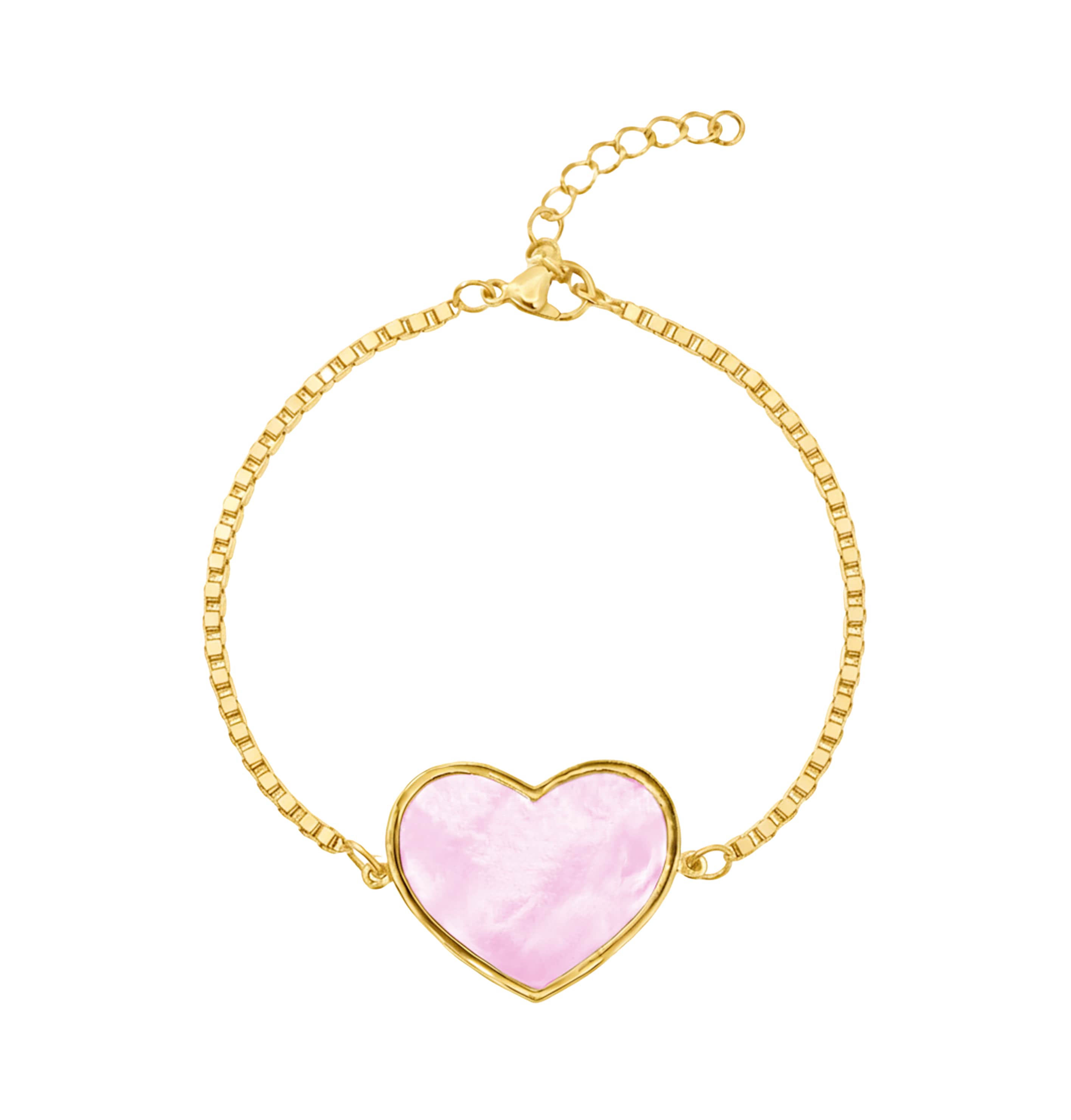 Heart Bracelet in Gold
