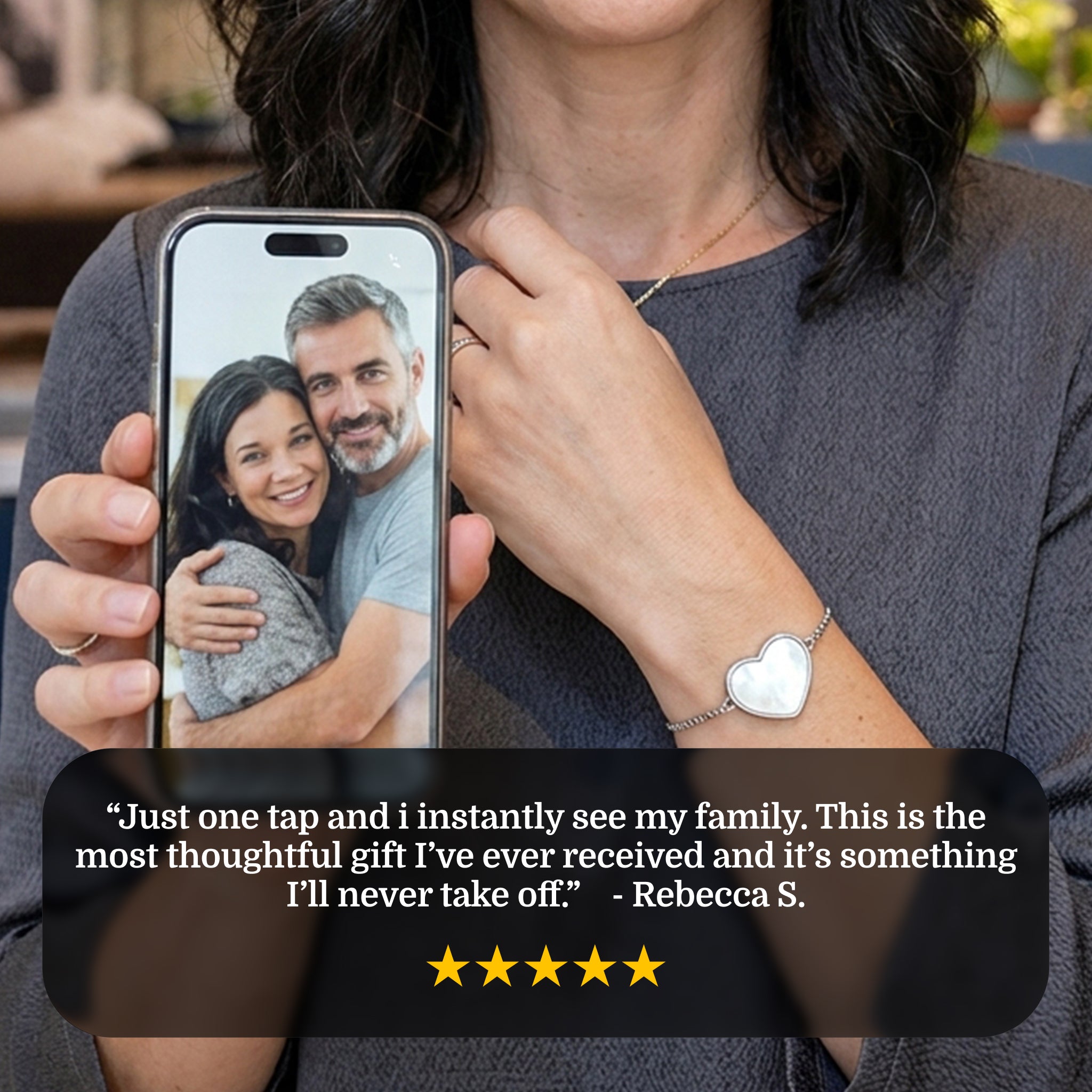 Heart Bracelet in Silver