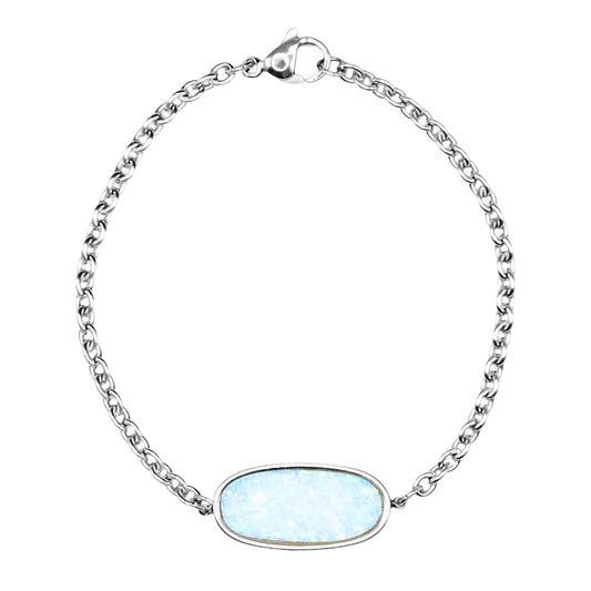 Opal Smart Bracelet in Silver
