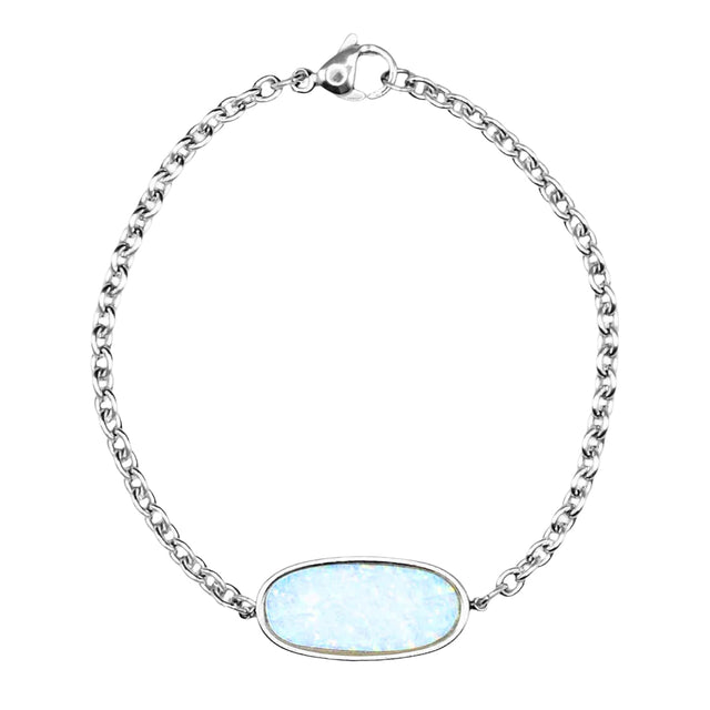 Opal Smart Bracelet in Silver