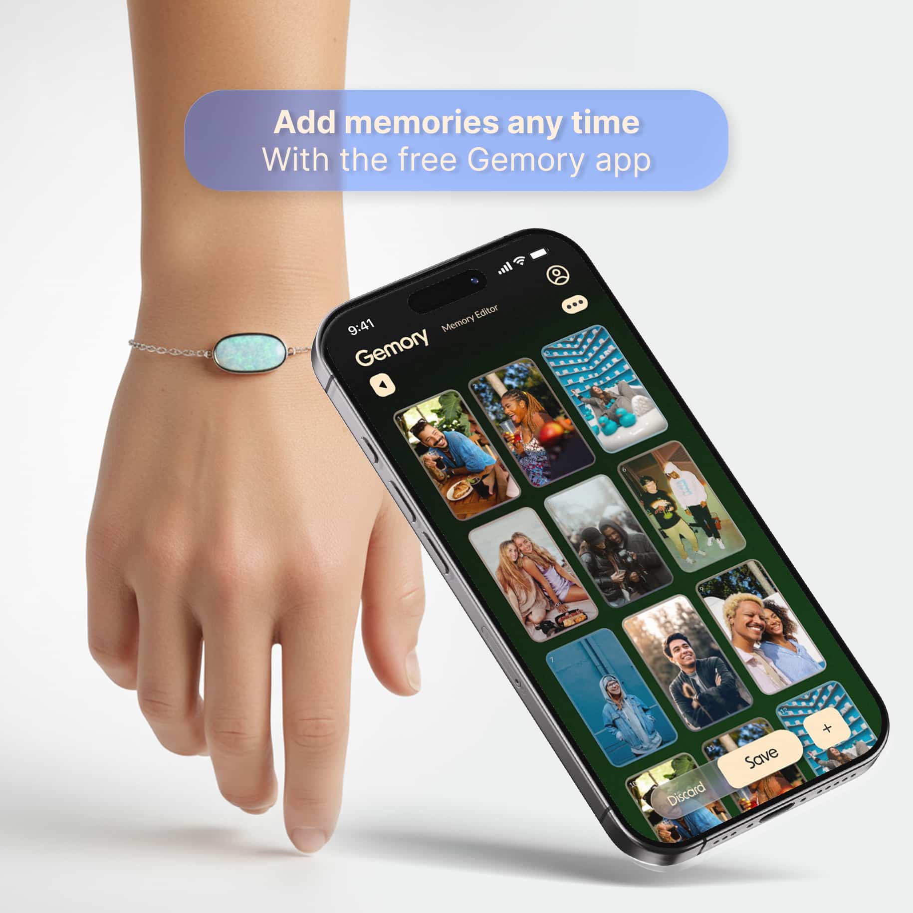 Opal Smart Bracelet in Silver