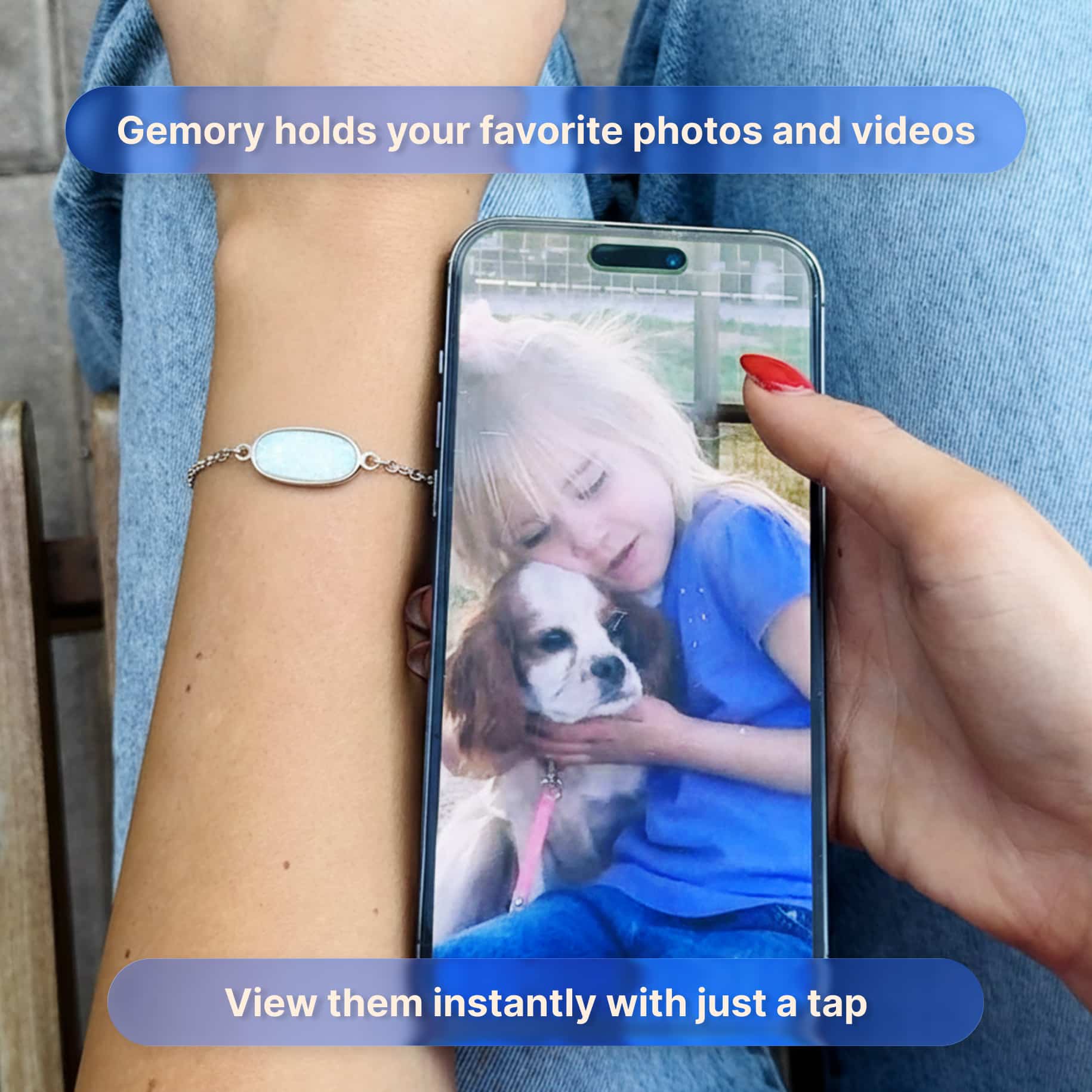 Opal Smart Bracelet in Silver