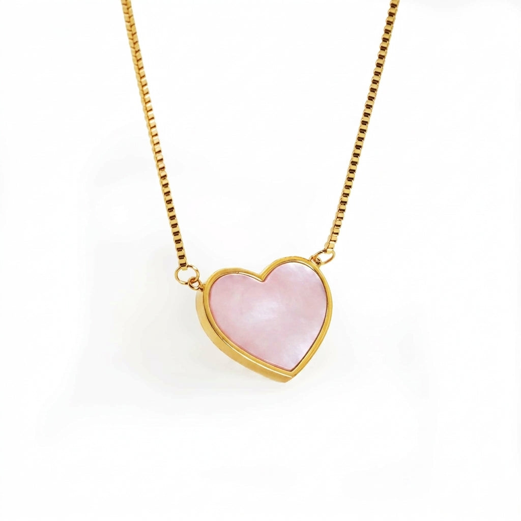 Heart Necklace in Gold