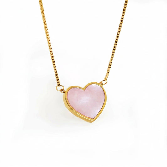 Heart Necklace in Gold