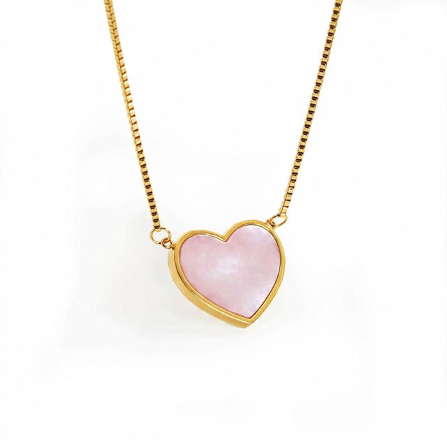 Heart Necklace in Gold