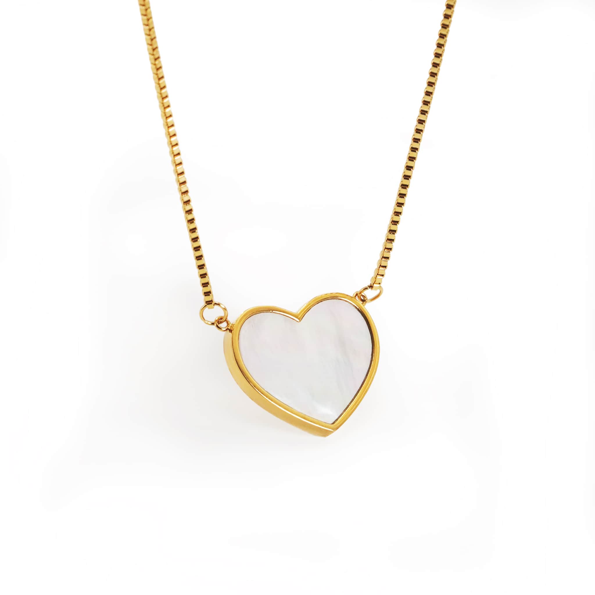 Heart Necklace in Gold