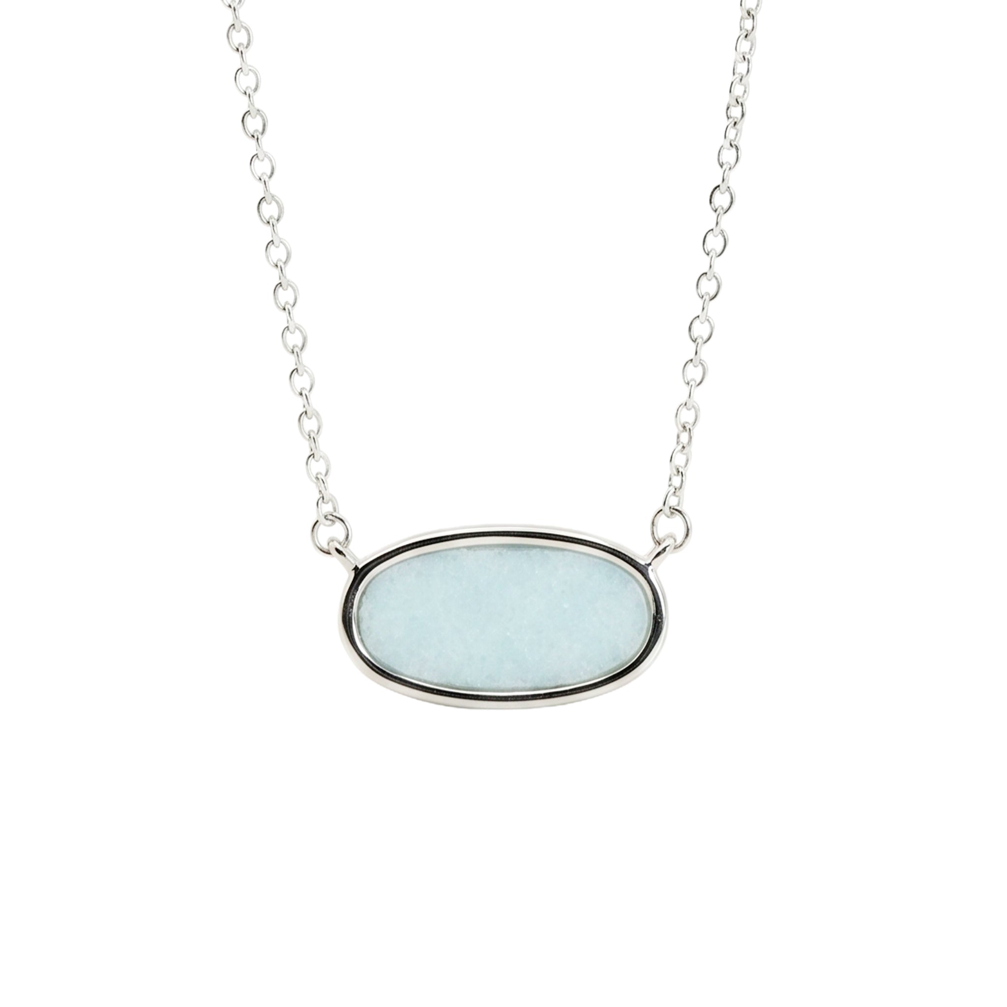 Opal Smart Necklace in Silver