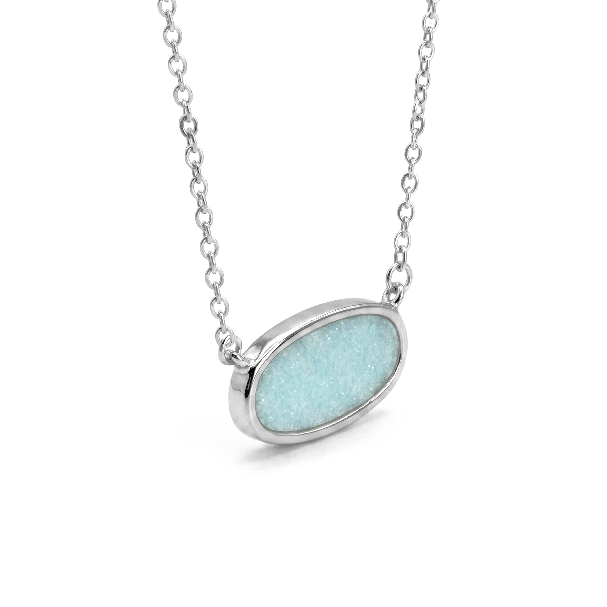 Opal Smart Necklace in Silver